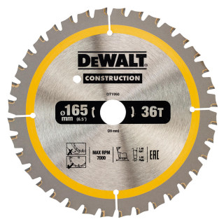 Купити Диск пиляльний CONSTRUCTION DeWALT DT1950. Офіційний магазин Toolmaster Україна. Фірмовий інструмент та обладнання, офіційна гарантія