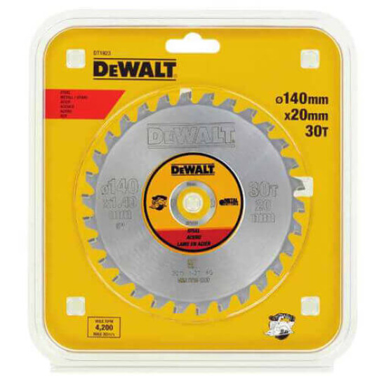 Купити Диск пиляльний METAL CUTTING DeWALT DT1923. Офіційний магазин Toolmaster Україна. Фірмовий інструмент та обладнання, офіційна гарантія