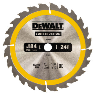 Купити Диск пиляльний СONSTRUCTION DeWALT DT1939. Офіційний магазин Toolmaster Україна. Фірмовий інструмент та обладнання, офіційна гарантія