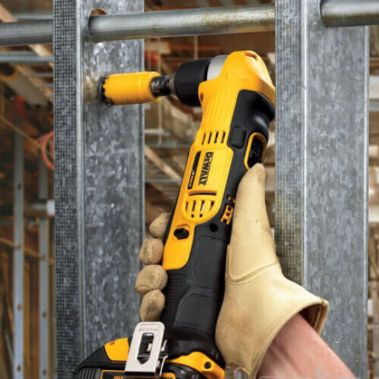 Купити Дриль-шурупокрут акумуляторний кутовий DeWALT DCD740NT. Офіційний магазин Toolmaster Україна. Фірмовий інструмент та обладнання, офіційна гарантія