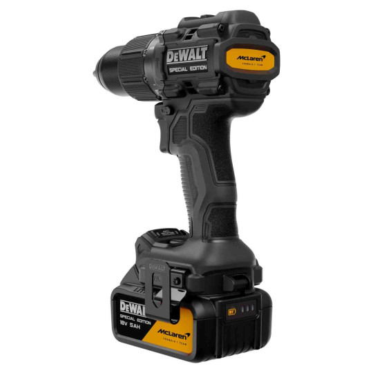 Купити Дриль-шурупокрут ударний McLaren F1 TEAM SPECIAL EDITION DeWALT DCD86MP2T. Офіційний магазин Toolmaster Україна. Фірмовий інструмент та обладнання, офіційна гарантія