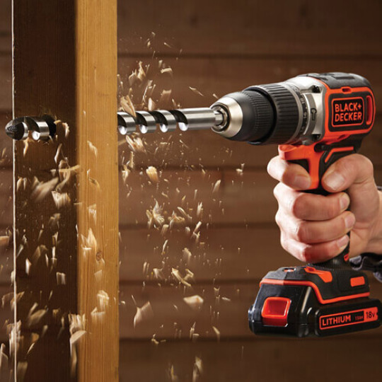 Купити Дриль-шурупокрут акумуляторний безщітковий ударний BLACK+DECKER BL188KB. Офіційний магазин Toolmaster Україна. Фірмовий інструмент та обладнання, офіційна гарантія