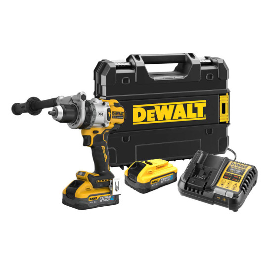 Купити Дриль-шурупокрут акумуляторний безщітковий ударний DeWALT DCD1007H2T. Офіційний магазин Toolmaster Україна. Фірмовий інструмент та обладнання, офіційна гарантія