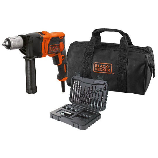 Купити Дриль мережевий ударний BLACK+DECKER BEH850. Офіційний магазин Toolmaster Україна. Фірмовий інструмент та обладнання, офіційна гарантія