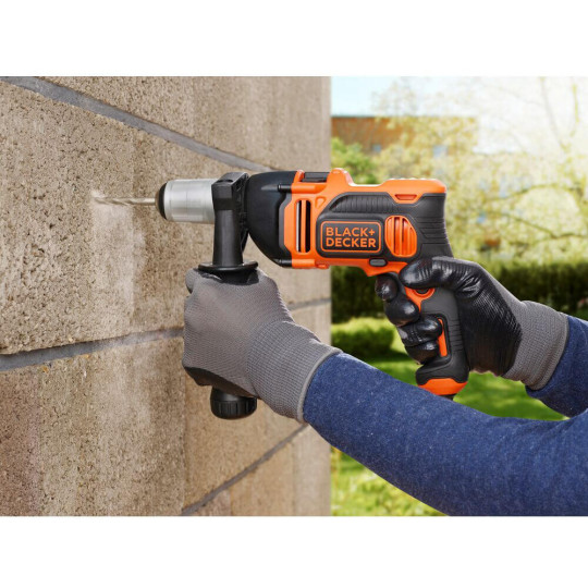 Купити Дриль мережевий ударний BLACK+DECKER BEH850. Офіційний магазин Toolmaster Україна. Фірмовий інструмент та обладнання, офіційна гарантія