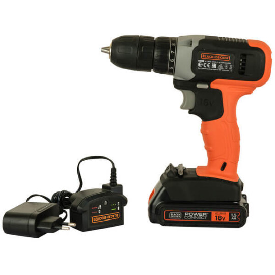 Купити Дриль-шурупокрут акумуляторний BLACK+DECKER BCD001C1. Офіційний магазин Toolmaster Україна. Фірмовий інструмент та обладнання, офіційна гарантія