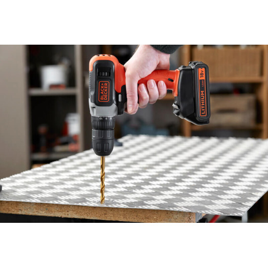 Купити Дриль-шурупокрут акумуляторний BLACK+DECKER BCD001C1. Офіційний магазин Toolmaster Україна. Фірмовий інструмент та обладнання, офіційна гарантія