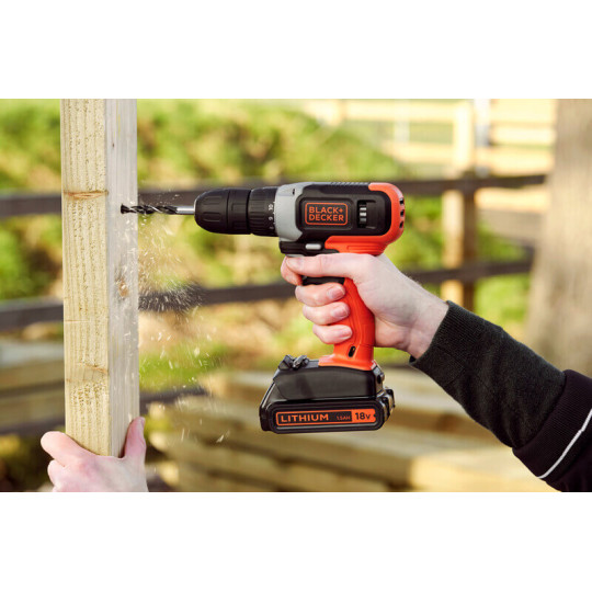 Купити Дриль-шурупокрут акумуляторний BLACK+DECKER BCD001C1. Офіційний магазин Toolmaster Україна. Фірмовий інструмент та обладнання, офіційна гарантія