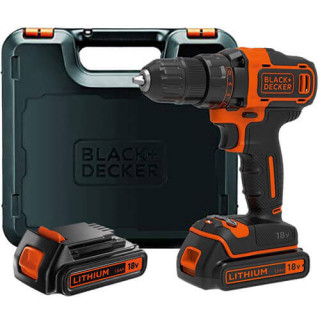 Купити Дриль-шурупокрут акумуляторний BLACK+DECKER BDCDD186KB. Офіційний магазин Toolmaster Україна. Фірмовий інструмент та обладнання, офіційна гарантія