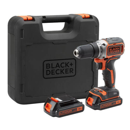 Купити Дриль-шурупокрут акумуляторний безщітковий BLACK+DECKER BL186KB. Офіційний магазин Toolmaster Україна. Фірмовий інструмент та обладнання, офіційна гарантія
