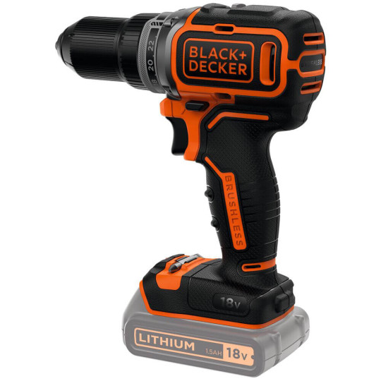 Купити Дриль-шурупокрут акумуляторний безщітковий BLACK+DECKER BL186N. Офіційний магазин Toolmaster Україна. Фірмовий інструмент та обладнання, офіційна гарантія