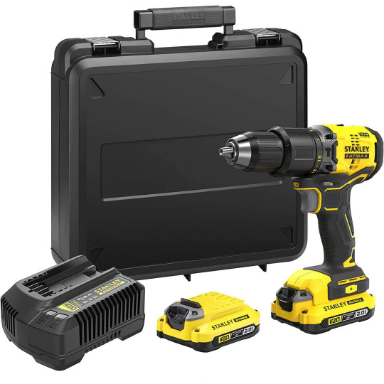 Купити Дриль-шурупокрут ударний безщітковий акумуляторний STANLEY FATMAX SFMCD715D2K. Офіційний магазин Toolmaster Україна. Фірмовий інструмент та обладнання, офіційна гарантія