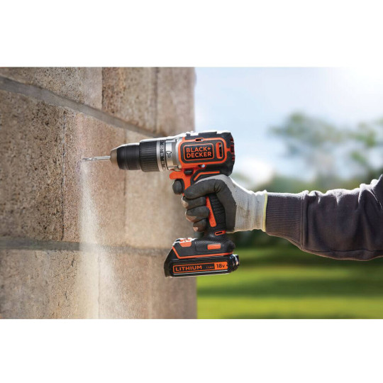 Купити Дриль-шурупокрут ударний безщітковий акумуляторний BLACK+DECKER BL188N. Офіційний магазин Toolmaster Україна. Фірмовий інструмент та обладнання, офіційна гарантія