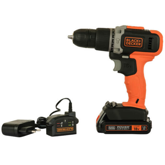 Купити Дриль-шурупокрут ударний акумуляторний BLACK+DECKER BCD003C1. Офіційний магазин Toolmaster Україна. Фірмовий інструмент та обладнання, офіційна гарантія