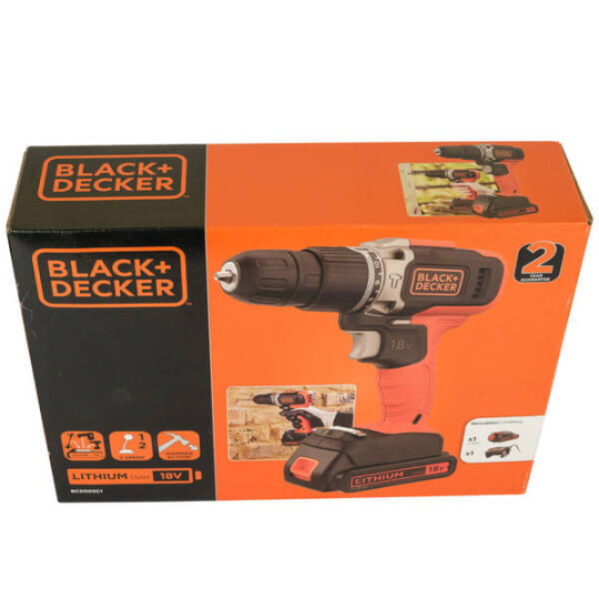 Купити Дриль-шурупокрут ударний акумуляторний BLACK+DECKER BCD003C1. Офіційний магазин Toolmaster Україна. Фірмовий інструмент та обладнання, офіційна гарантія