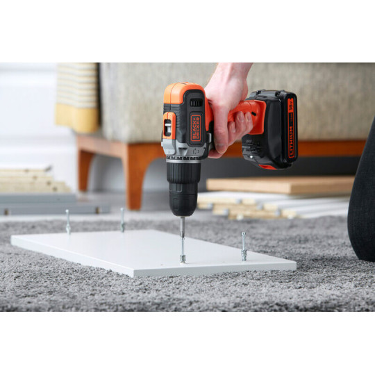 Купити Дриль-шурупокрут ударний акумуляторний BLACK+DECKER BCD003C1. Офіційний магазин Toolmaster Україна. Фірмовий інструмент та обладнання, офіційна гарантія