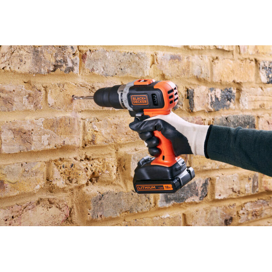 Купити Дриль-шурупокрут ударний акумуляторний BLACK+DECKER BCD003C1. Офіційний магазин Toolmaster Україна. Фірмовий інструмент та обладнання, офіційна гарантія