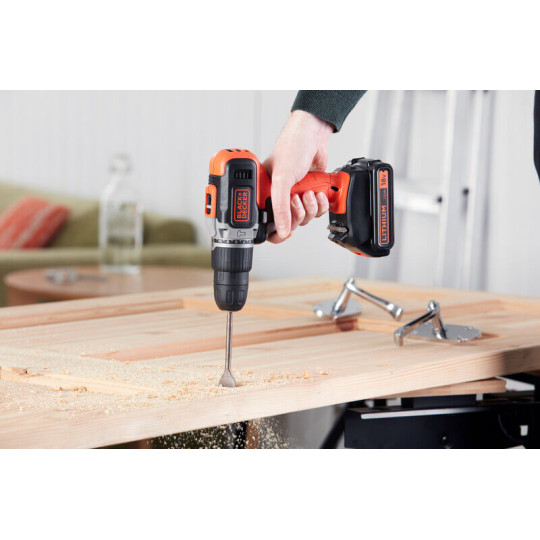 Купити Дриль-шурупокрут ударний акумуляторний BLACK+DECKER BCD003C1. Офіційний магазин Toolmaster Україна. Фірмовий інструмент та обладнання, офіційна гарантія