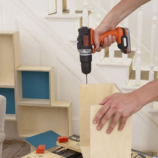 Купити Дриль-шурупокрут акумуляторний безщітковий ударний BLACK+DECKER BDCHD12S1. Офіційний магазин Toolmaster Україна. Фірмовий інструмент та обладнання, офіційна гарантія