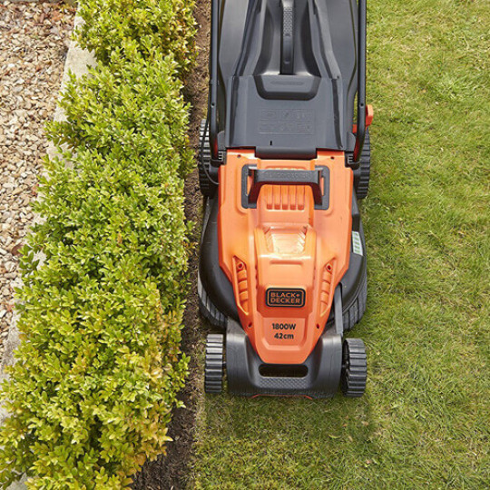 Купити Газонокосарка електрична BLACK+DECKER BEMW481BH. Офіційний магазин Toolmaster Україна. Фірмовий інструмент та обладнання, офіційна гарантія