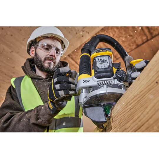 Купити Фрезер акумуляторний безщітковий DeWALT DCW620NT. Офіційний магазин Toolmaster Україна. Фірмовий інструмент та обладнання, офіційна гарантія