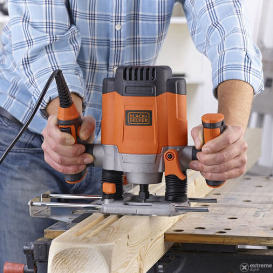 Купити Фрезер мережевий BLACK+DECKER KW1200EKA. Офіційний магазин Toolmaster Україна. Фірмовий інструмент та обладнання, офіційна гарантія