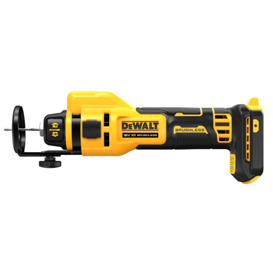 Купити Фрезер акумуляторний для вирізання гіпсокартону DeWALT DCE555N. Офіційний магазин Toolmaster Україна. Фірмовий інструмент та обладнання, офіційна гарантія