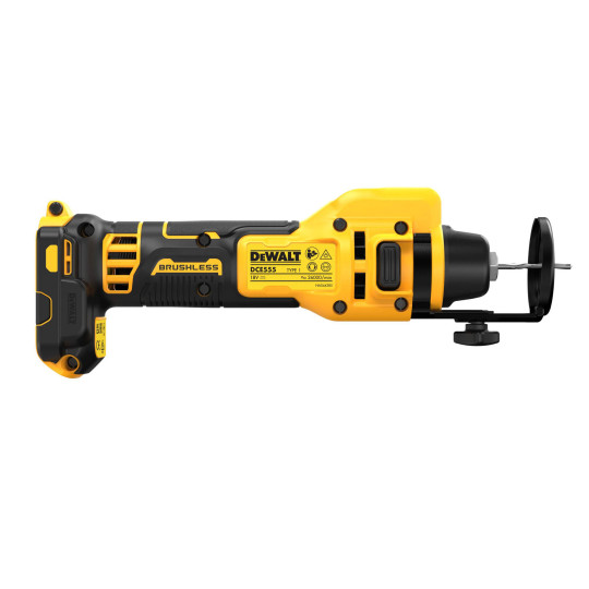 Купити Фрезер акумуляторний для вирізання гіпсокартону DeWALT DCE555N. Офіційний магазин Toolmaster Україна. Фірмовий інструмент та обладнання, офіційна гарантія