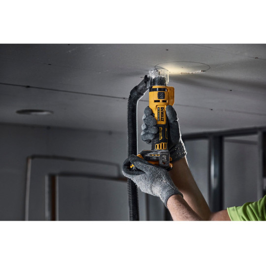 Купити Фрезер акумуляторний для вирізання гіпсокартону DeWALT DCE555N. Офіційний магазин Toolmaster Україна. Фірмовий інструмент та обладнання, офіційна гарантія