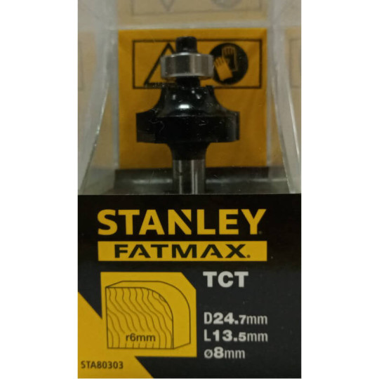 Купити Фреза по дереву профільна діаметром 24.7 мм STANLEY STA80303. Офіційний магазин Toolmaster Україна. Фірмовий інструмент та обладнання, офіційна гарантія