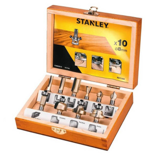 Купити Набір фрез STANLEY STA80020. Офіційний магазин Toolmaster Україна. Фірмовий інструмент та обладнання, офіційна гарантія