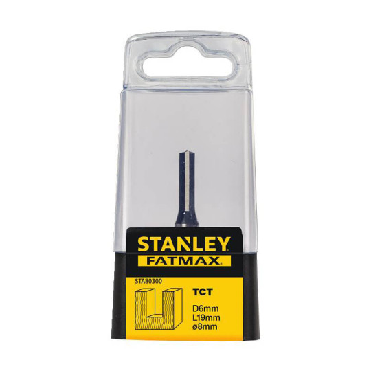 Купити Фреза по дереву пазова пряма діаметром 6 мм STANLEY STA80300. Офіційний магазин Toolmaster Україна. Фірмовий інструмент та обладнання, офіційна гарантія
