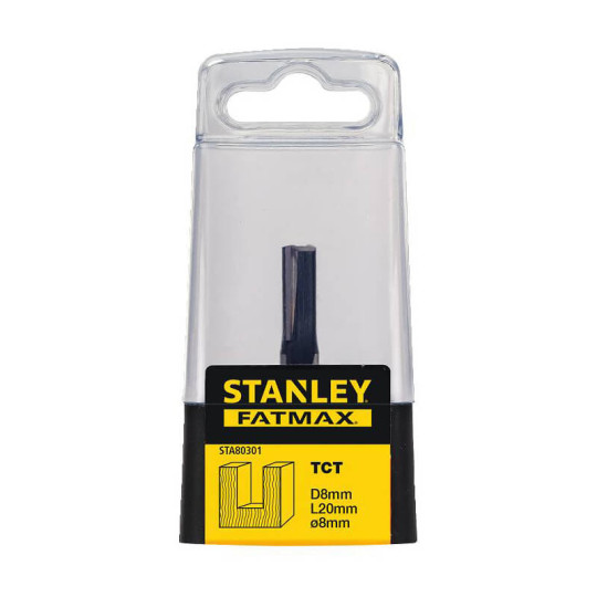 Купити Фреза по дереву пазова пряма діаметром 8 мм STANLEY STA80301. Офіційний магазин Toolmaster Україна. Фірмовий інструмент та обладнання, офіційна гарантія