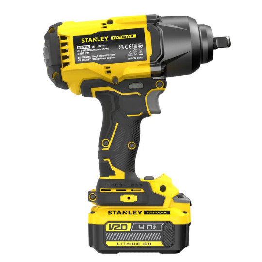 Купити Гайкокрут ударний акумуляторний STANLEY FATMAX SFMCF940M1. Офіційний магазин Toolmaster Україна. Фірмовий інструмент та обладнання, офіційна гарантія