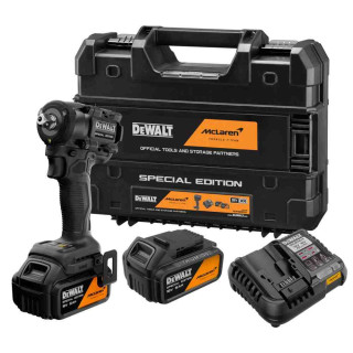 Купити Гайкокрут ударний акумуляторний безщітковий McLaren F1 TEAM SPECIAL EDITION DeWALT DCF92MP2T. Офіційний магазин Toolmaster Україна. Фірмовий інструмент та обладнання, офіційна гарантія