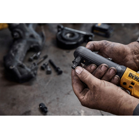 Купити Гайкокрут кутовий - ключ-храповик акумуляторний безщітковий DeWALT DCF510E2G. Офіційний магазин Toolmaster Україна. Фірмовий інструмент та обладнання, офіційна гарантія