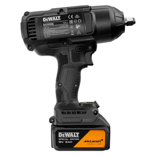 Купити Гайкокрут ударний акумуляторний безщітковий McLaren F1 TEAM SPECIAL EDITION DeWALT DCF99MP2T. Офіційний магазин Toolmaster Україна. Фірмовий інструмент та обладнання, офіційна гарантія