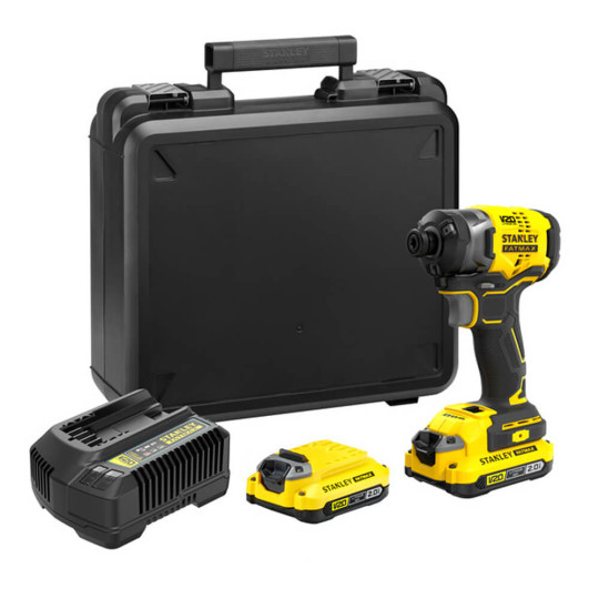 Купити Шурупокрут ударний акумуляторний STANLEY FATMAX SFMCF820D2K. Офіційний магазин Toolmaster Україна. Фірмовий інструмент та обладнання, офіційна гарантія