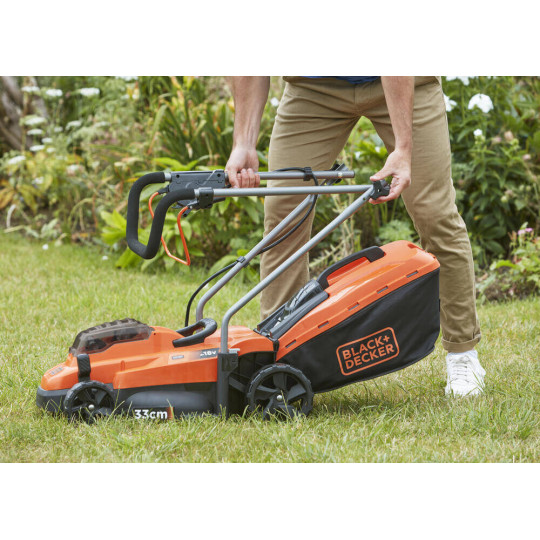 Купити Газонокосарка акумуляторна BLACK+DECKER BCMW3318L2. Офіційний магазин Toolmaster Україна. Фірмовий інструмент та обладнання, офіційна гарантія