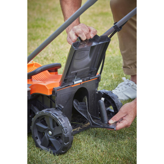 Купити Газонокосарка акумуляторна BLACK+DECKER BCMW3318L2. Офіційний магазин Toolmaster Україна. Фірмовий інструмент та обладнання, офіційна гарантія