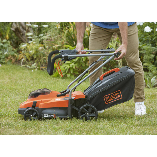 Купити Газонокосарка акумуляторна BLACK+DECKER BCMW3336L1. Офіційний магазин Toolmaster Україна. Фірмовий інструмент та обладнання, офіційна гарантія