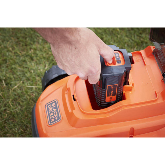 Купити Газонокосарка акумуляторна BLACK+DECKER BCMW3336L2. Офіційний магазин Toolmaster Україна. Фірмовий інструмент та обладнання, офіційна гарантія