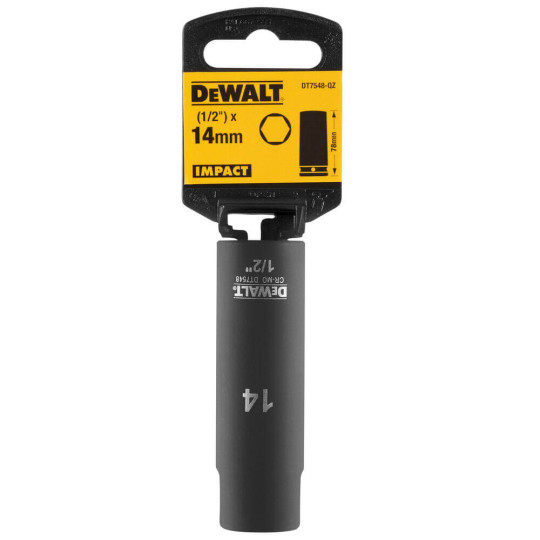 Купити Головка торцева ударна довга IMPACT DeWALT DT7548. Офіційний магазин Toolmaster Україна. Фірмовий інструмент та обладнання, офіційна гарантія