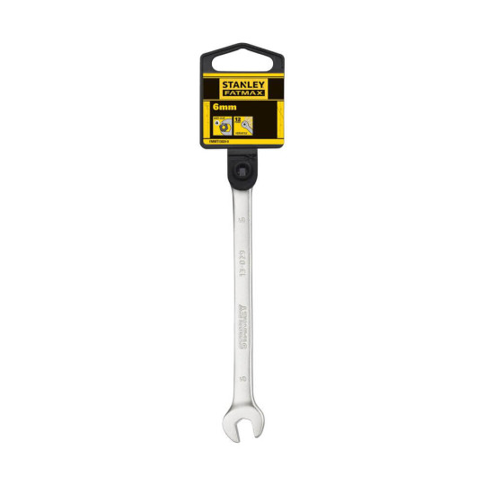 Купити Ключ гайковий метричний, комбінований FATMAX ANTI SLIP, розмір 6 мм STANLEY FMMT13029-0. Офіційний магазин Toolmaster Україна. Фірмовий інструмент та обладнання, офіційна гарантія