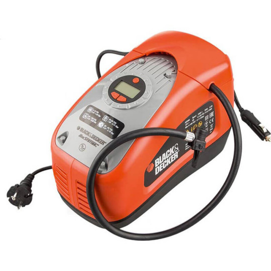 Купити Компресор автомобiльный BLACK+DECKER ASI300. Офіційний магазин Toolmaster Україна. Фірмовий інструмент та обладнання, офіційна гарантія