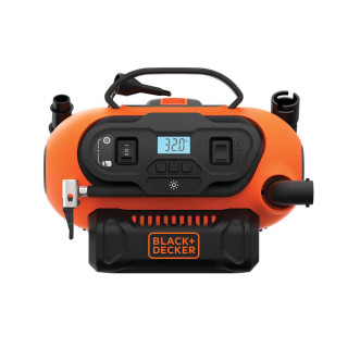 Купити Компресор автомобільний акумуляторний BLACK+DECKER BDCINF18N. Офіційний магазин Toolmaster Україна. Фірмовий інструмент та обладнання, офіційна гарантія