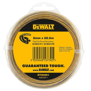 Купити Косильна жилка DeWALT DT20651. Офіційний магазин Toolmaster Україна. Фірмовий інструмент та обладнання, офіційна гарантія