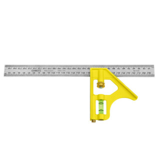 Купити Косинець комбінований довжина лінійки 300 мм STANLEY 2-46-143. Офіційний магазин Toolmaster Україна. Фірмовий інструмент та обладнання, офіційна гарантія