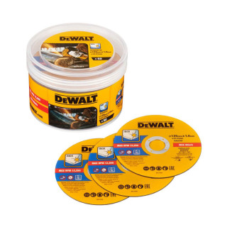 Купити Набір кругів відрізних FASTCUT DeWALT DT20598. Офіційний магазин Toolmaster Україна. Фірмовий інструмент та обладнання, офіційна гарантія
