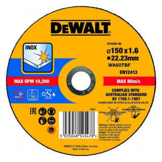 Купити Круг відрізний EXTREME DeWALT DT43907. Офіційний магазин Toolmaster Україна. Фірмовий інструмент та обладнання, офіційна гарантія